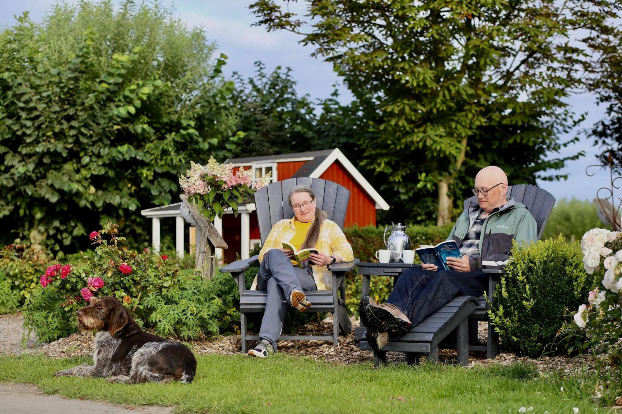Nordsee Bauernhof Familie Wulff Fewo "Suedfall" Reußenköge Kültér fotó