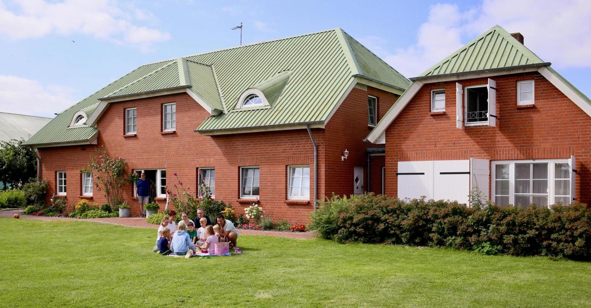 Nordsee Bauernhof Familie Wulff Fewo "Suedfall" Reußenköge Kültér fotó
